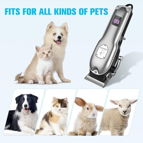 Dog Rechargeable Cordless Clippers for Grooming for Heavy Thick Hair&Coats - Image 4