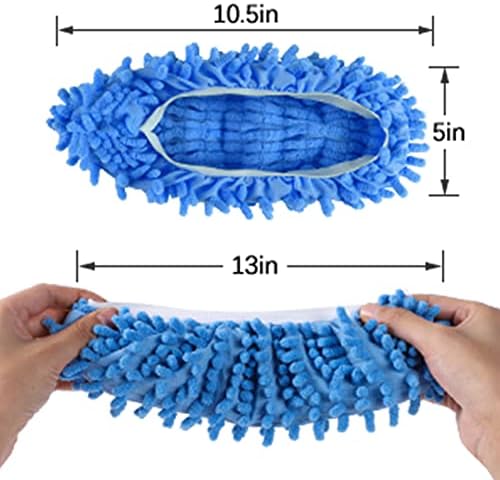 Tamicy Mop Slippers Shoes 5 Pairs (10 Pieces) - Microfiber Cleaning House - Image 2