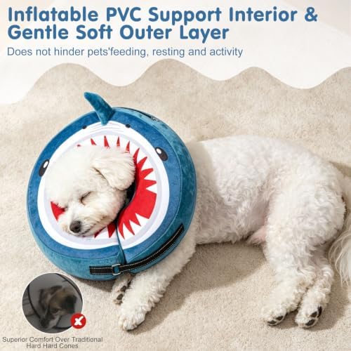 BEAUTYZOO Dog Cone Collar Alternative After Surgery,Pet Neck Donut E‑Collar - Image 3