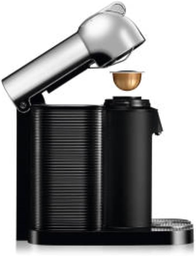 Nespresso Vertuo Coffee and Espresso Maker by Breville, Chrome with Aeroccino Milk Frother - Image 7