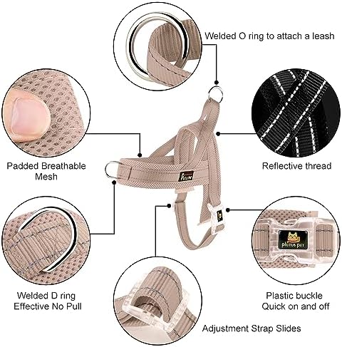 Plutus Pet No Pull Dog Harness with Front Clip, Breathable Mesh Padded - Image 2