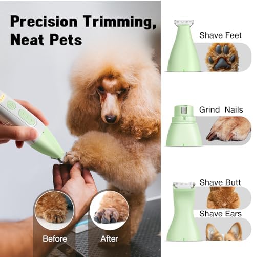 Dog Grooming Kit, Dog Clippers for Grooming for Thick Heavy Coat - Image 4