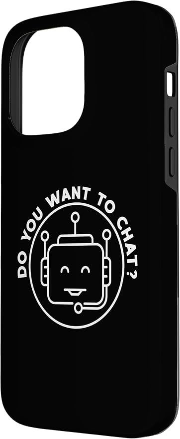 Chatbot - Do You Want To Chat? AI and ML Geek Case for iPhone 14 Pro Max - Image 2