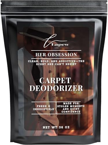 Lapew Her Obsession Carpet Deodorizer Powder - Pet Safe Freshener for Vacuuming | Scented Odor Eliminator for Home | 36 oz by Lapew