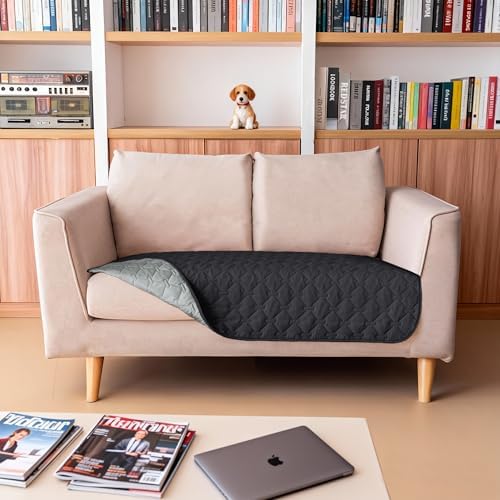 gogobunny Waterproof Loveseat Cover, Reversible Dog Cat Blanket for Couch - Image 4