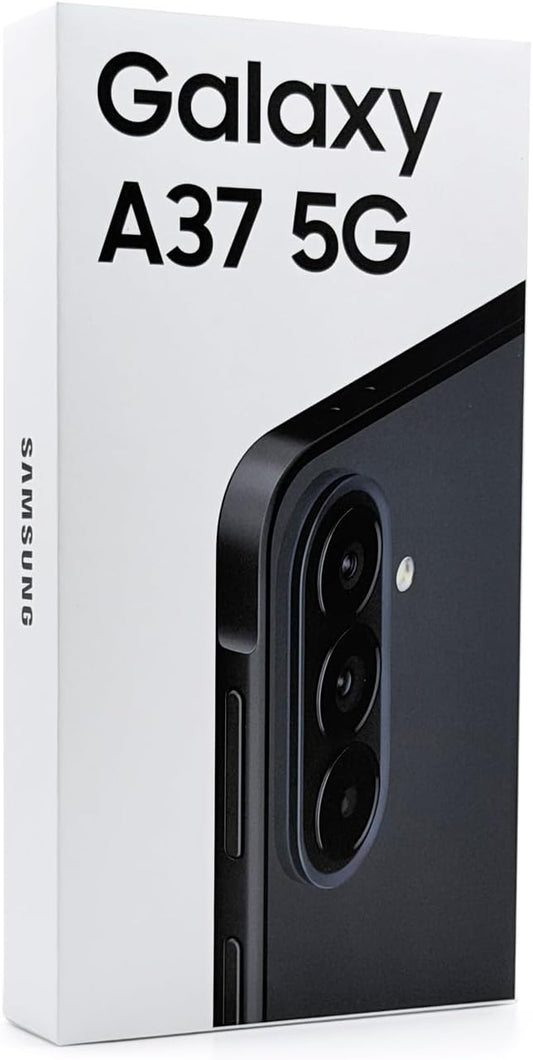 Samsung Galaxy A37 5G Ai (US & Global) (Not for Xfinity) (128GB + 6GB) Version Latina NFC Unlocked SM-A376B/DS 6.7" 120Hz 50MP Triple (Awesome Charcoal SM-A376BZAJGTO) by Unknown