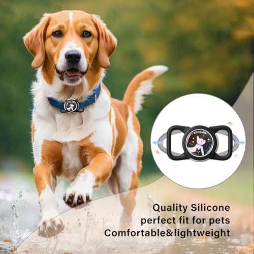 Waterproof AirTag Holder for Dog Collar, Soft Slide-On Dog AirTag Holder - Image 3