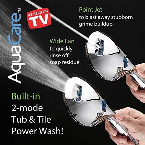 AquaCare 50-mode High Pressure Shower Head Combo with Arm & Dual Power Wash - Image 4