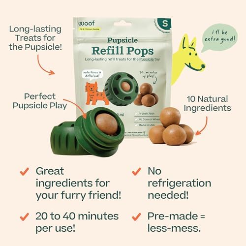 WOOF Pupsicle Chicken Refill Pops Dog Treats, Small, 10 Count - Image 3