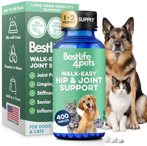 BestLife4Pets Walk-Easy Dog Hip & Joint Supplement - 2 Pack by BestLife4Pets