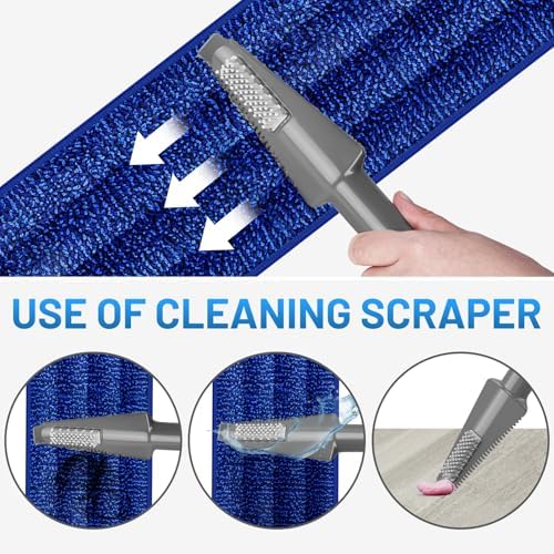 Microfiber Hardwood Floor Mop - Spray Mop with 4 Washable Pads - Image 5