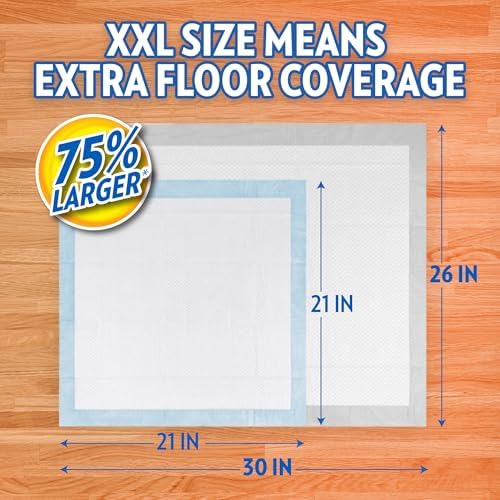 OUT! PetCare XXL Puppy Pads, Heavy Duty Pee Pads for Dogs, 26x30, 30 Count - Image 4