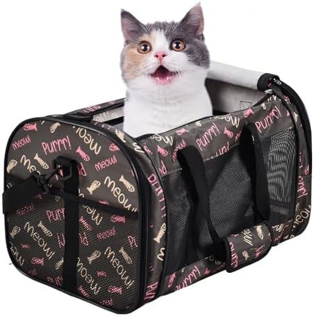 Soft-Sided Kennel Pet Carrier, Airline Approved Travel Handbag by GOOPAWS