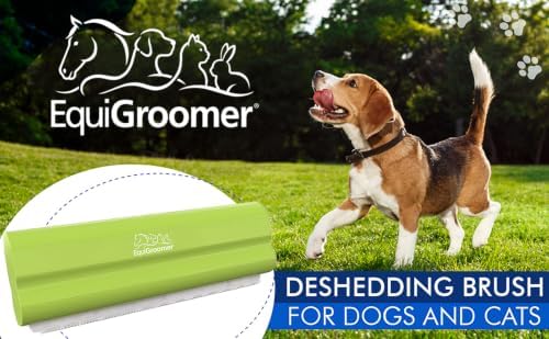EquiGroomer 5-Inch Undercoat Deshedding Brush for Dogs & Cats, Lime - Image 2