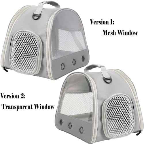 Ventilation Lizard Carrier for Bearded Dragon,Guinea Pig Carrier,Guinea Pig Carrier for 2,Reptile Travel Carrier for Lizards Sugar Glider Hedgehog Rat Parrot Birds,Airline Approved - Image 6