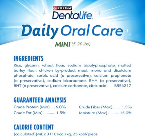 Dentalife Purina Daily Oral Care Dental Dog Treats for Small Dogs, 58 ct - Image 5