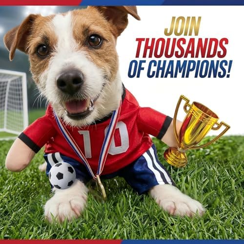 T2Y Dog Soccer Costume -Standing Pet Outfit for Small Dogs(XS) - Image 6