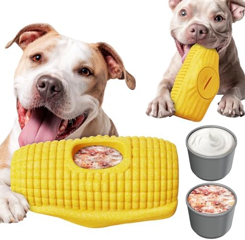 Multi-Functional Interactive Dog Toys for Aggressive Chewers, Indestructible Dog Toys for Medium/Large Breeds,Frozen Dog Treat Holder to Keep Them Busy,Reduces Anxiety(Pack of 1) by MARDOGE