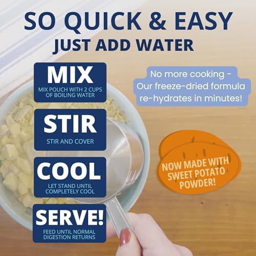 Under the Weather Bland Diet for Dogs | Easy to Digest for Sick Dogs |Always Be Ready| Contains Electrolytes - All Natural Freeze Dried 100% Human Grade Meats| 6 Pack- Rice Turkey & Sweet Potato - 6oz - Image 4