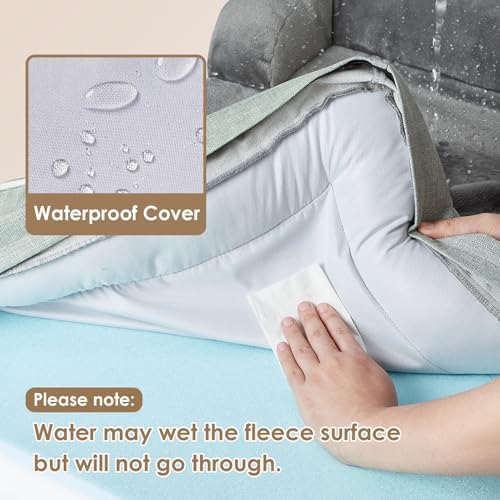 EHEYCIGA Orthopedic XXL Dog Bed, Waterproof Washable XL Big Pet Bed 46" - Image 3