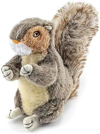 RUFFIN' IT Woodlands, Plush Squirrel, 8 in Squeaky Soft Stuffed, Dog Toy - Image 3