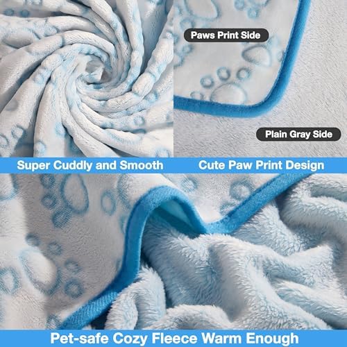 Stuffed Dog Blanket, Premium Soft Throw Flannel Fleece Blanket for Medium Small Dogs, Pet Puppy Blankets for Kitten Cat, Christmas Pet Gift for Bed Cover, Couch, Crate (42x66 inch (Pack of 1)) - Image 3