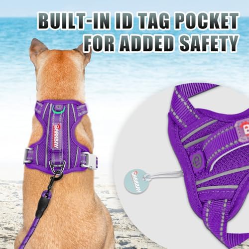 BARKBAY Dog Harness for Small Sized Dog No Pull Dog Vest ID Tag Pocket - Image 2