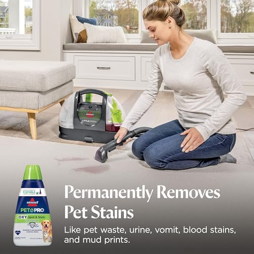 Bissell PET PRO OXY Spot & Stain Formula for Portable Carpet Cleaners, 32 oz., 2034 - Image 3