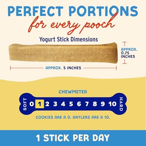 Himalayan Dog Chew Yogurt Sticks, Probiotic Dog Treats, Cranberry, 5 Treats - Image 6