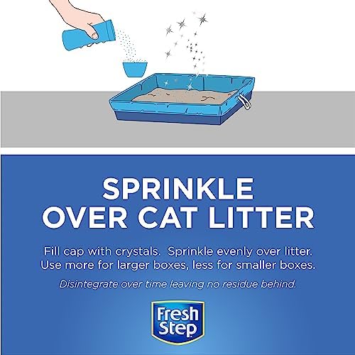 Fresh Step Cat Litter Crystals Deodorizer, Fresh Scent, 15 Oz, 12-Pack - Image 4
