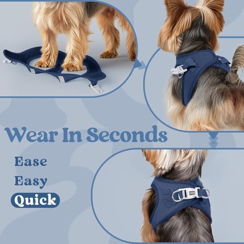 rabbitgoo Step-in Small Dog Harness, Puppy Vest for Small Sized Pet - Image 6