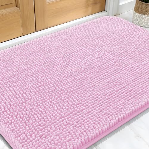 OLANLY Dog Door Mat for Muddy Paws 32x20, Super Absorbent Chenille Mud Mat by OLANLY