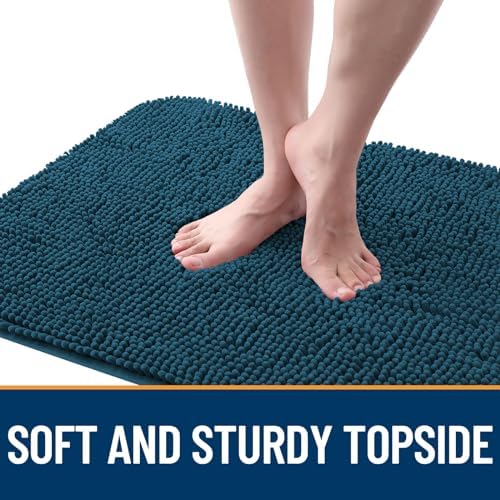 OLANLY Dog Door Mat for Muddy Paws 34x21, Super Absorbent Chenille Mud Mat - Image 4