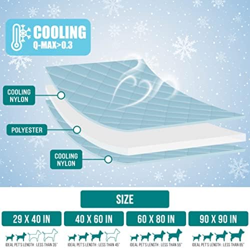 PetAmi Cooling Dog Blanket Lightweight Soft for Large Pet Cat 60x80 Beige - Image 3