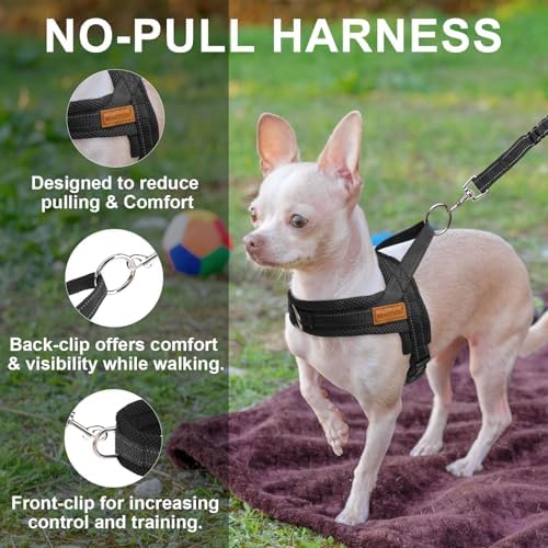 BEAUTYZOO Dog Harness for Large Dogs,No Pull Step in Pet Vest and Leash Set - Image 3