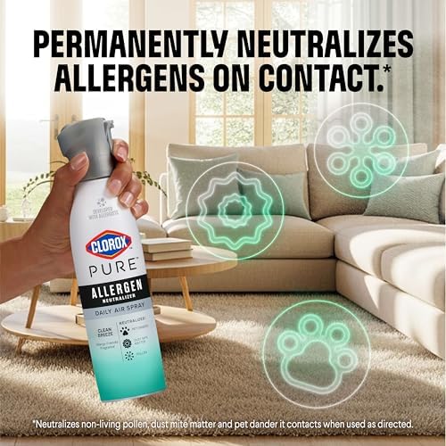 Clorox PURE Allergen Neutralizer Daily Air Spray, Clean Breeze, 8 fl. oz. - Image 2