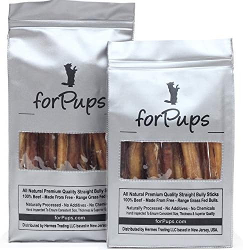 Regular 3"-4" Bully Sticks (1 Pound) for Small Dogs & Puppies, for Sensitive Chewers, All Natural, 100% Beef Pizzle Chew, No Additives, Fully Digestible Dental Treats (3-4 inch, 1 lb/16 oz) - Image 6