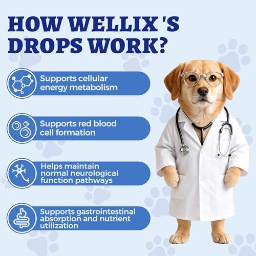 Wellix 4.06 fl oz Vitamin B12 Liquid with Taurine for Dogs and Cats - Image 6