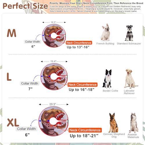 BEAUTYZOO Dog Cone Collar Alternative After Surgery,Pet Neck Donut E‑Collar - Image 5