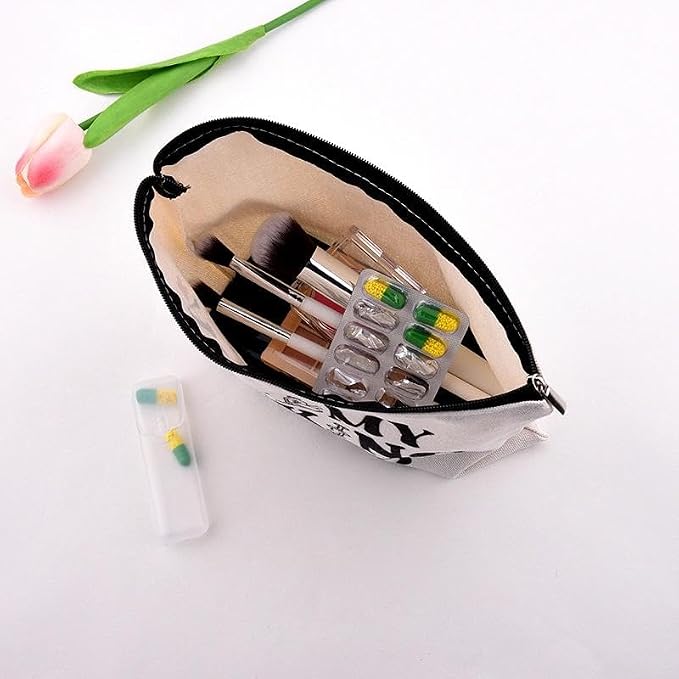 Medicine Storage Organizer Pouch Bag Travel Medication Bag Funny Pharmacist Gifts Physician Assistant Make Up Bags Family Nurse Practitioner Day Gifts for Women Men Cosmetic and Pill Bags Doctor Pouch - Image 7