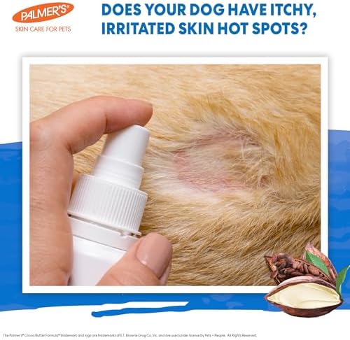 Palmers for Pets Cocoa Butter Dry Skin Relief Spray for Dogs, 8 Fl Oz - Image 4