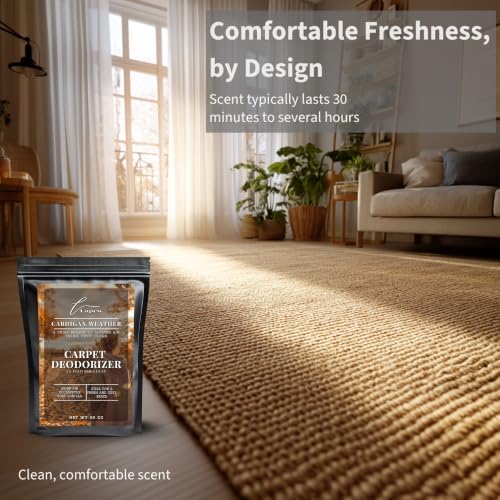 Lapew Cardigan Weather Carpet Deodorizer Powder - Pet Safe Freshener for Vacuuming | Scented Odor Eliminator for Home | 36 oz - Image 5
