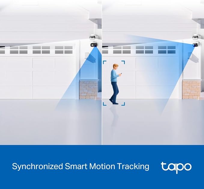 Tapo 2K Indoor/Outdoor Dual Lens Pan/Tilt Wired Security Camera - 125° Wide-Angle View + 6mm Zoom, Motion Track, Person/Vehicle Detection, Local Storage or Optional Cloud, C246D - Image 6