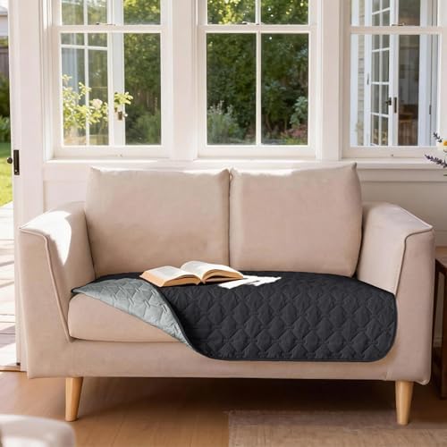 gogobunny Waterproof Loveseat Cover, Reversible Dog Cat Blanket for Couch - Image 3