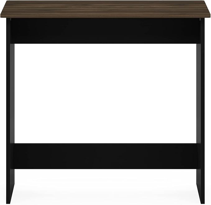 Furinno Simplistic 31-Inch Rustic Brown Computer Desk, Small Office Desk, Rectangular Home Office Desk with Drawers, Gaming Desk for Home Office, Bedroom, Study Room, Brown Walnut - Image 6