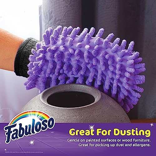 Fabuloso Microfiber Cleaning Mitt Glove, Purple - Image 2