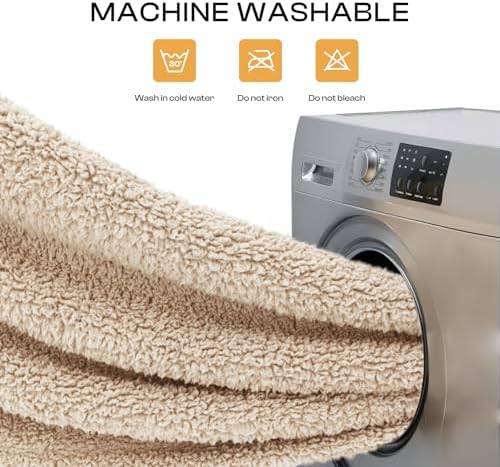 1 Pack 3 Calming Blankets Fluffy Premium Fleece Pet Blanket Soft Sherpa Throw for Dog Puppy Cat Beige/Black/Grey Small (23" x16'') - Image 4