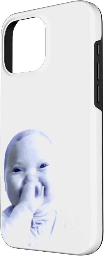AI Baby Holding Laugh Meme Case for iPhone 16 Pro Max - Image 2