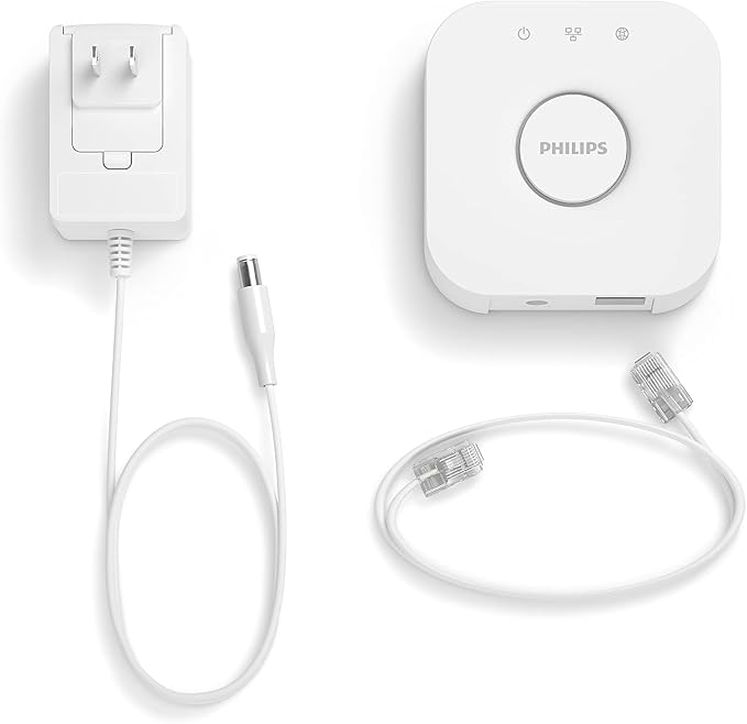 Philips Hue Bridge,Unlock The Full Potential of Hue Bridge System,Multi-Room and Out-of-Home Control,Create Automations and Zones,Smart Lighting Hub,Works with Voice-and Matter-Compatible,(Pack of 2) - Image 7