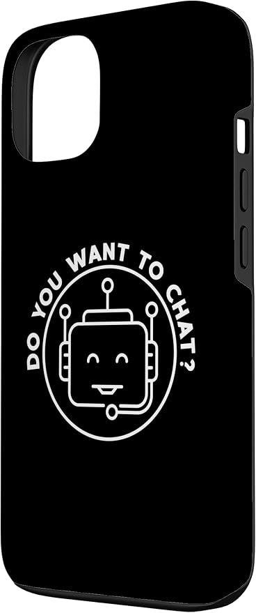 Chatbot - Do You Want To Chat? AI and ML Geek Case for iPhone 13 - Image 2